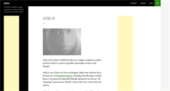 Desktop Screenshot of aishamusic.com