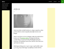 Tablet Screenshot of aishamusic.com